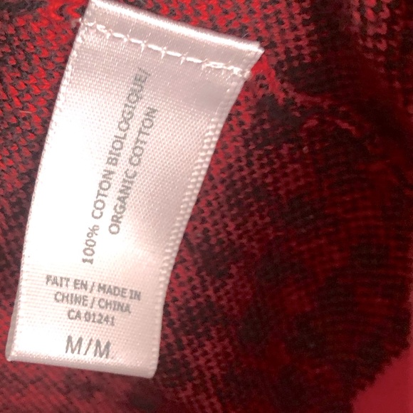 Long sleeves sweater with red and black houndstooth pattern, size M - Picture 5 of 5